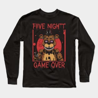 Five Nights At Freddy's Game Over Long Sleeve T-Shirt